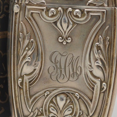 Art Nouveau Sterling Silver Match Safe by R. Blackinton & Company