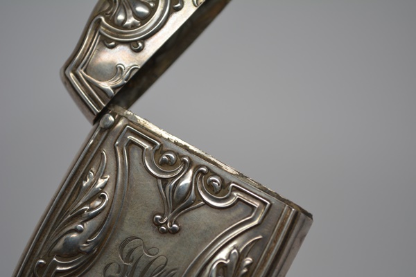 Art Nouveau Sterling Silver Match Safe by R. Blackinton & Company