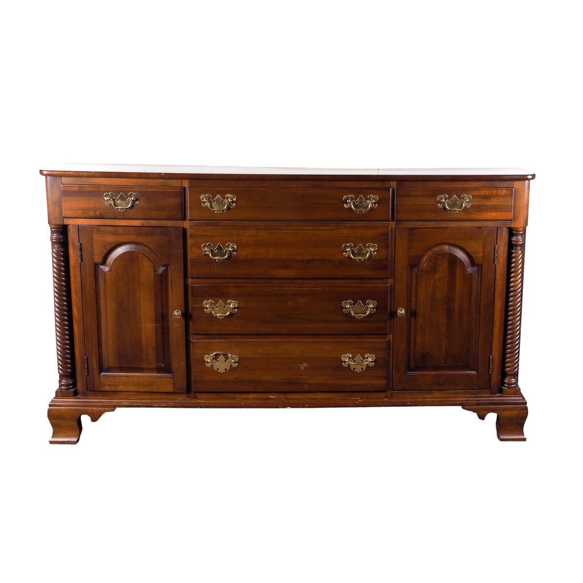 Circa 1950s Willett Wildwood Cherry Sideboard EBTH