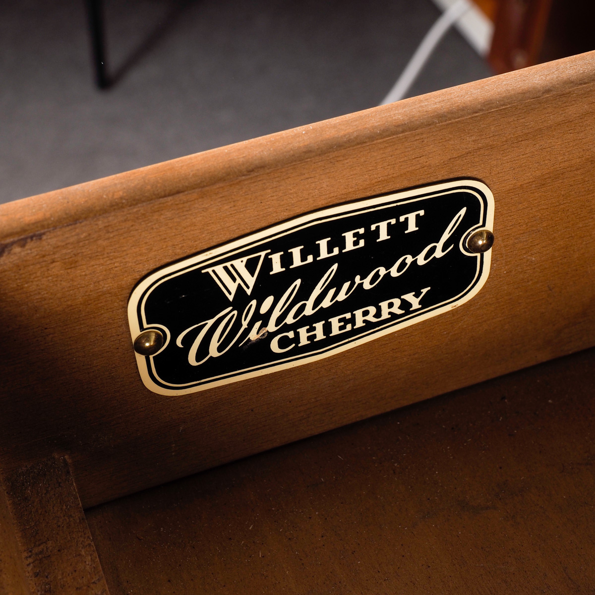 Circa 1950s Willett Wildwood Cherry Sideboard EBTH