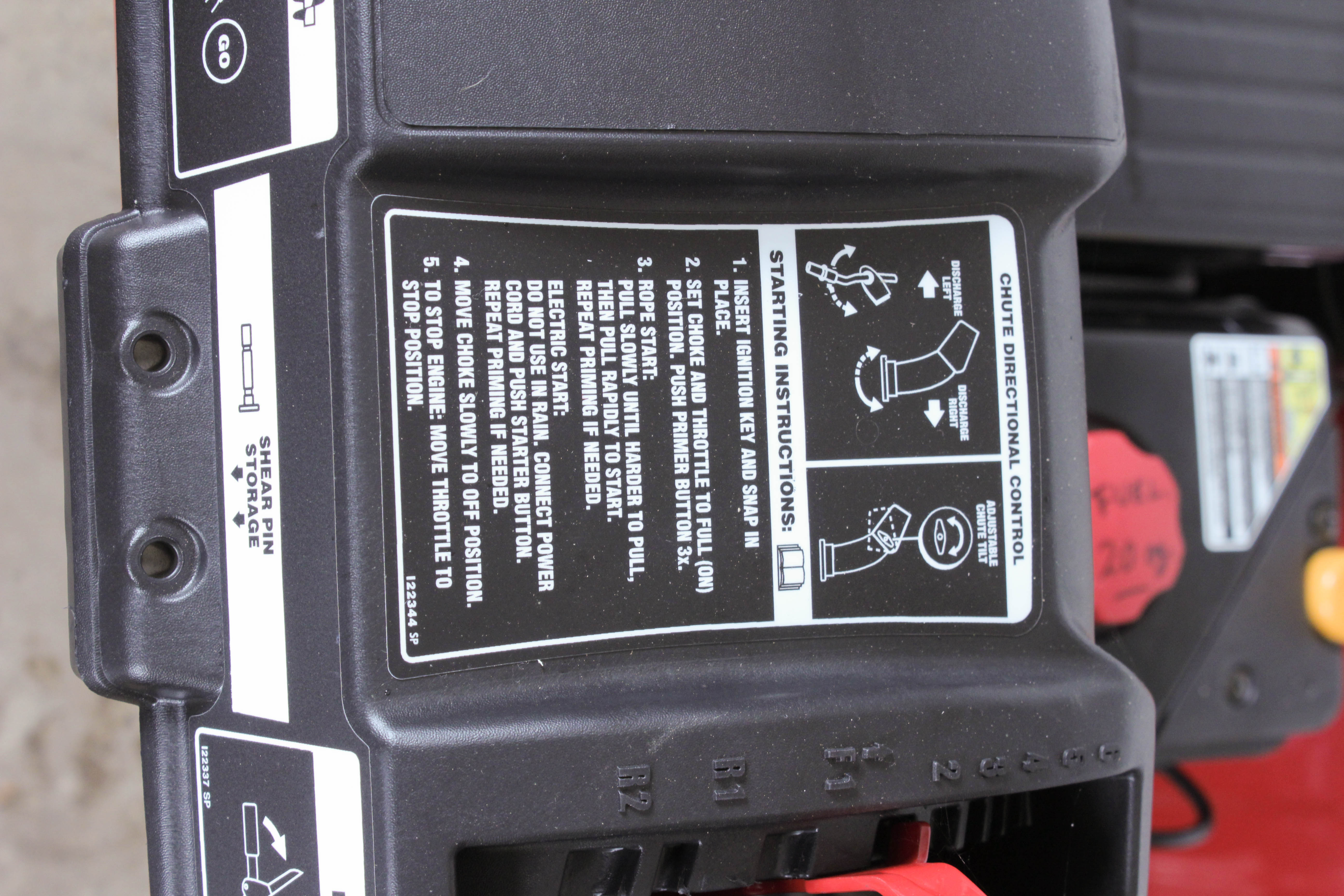 Troy-Bilt "Storm 2410" Electric Start Self-Propelled Snowblower