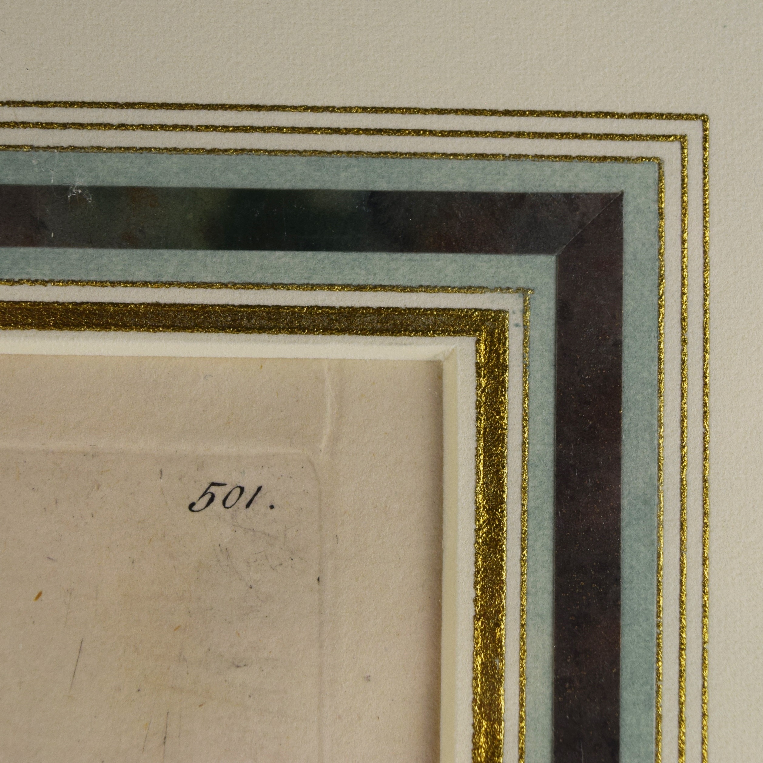 18th Century Hand Colored English Heraldic Bookplate, Henry Digby