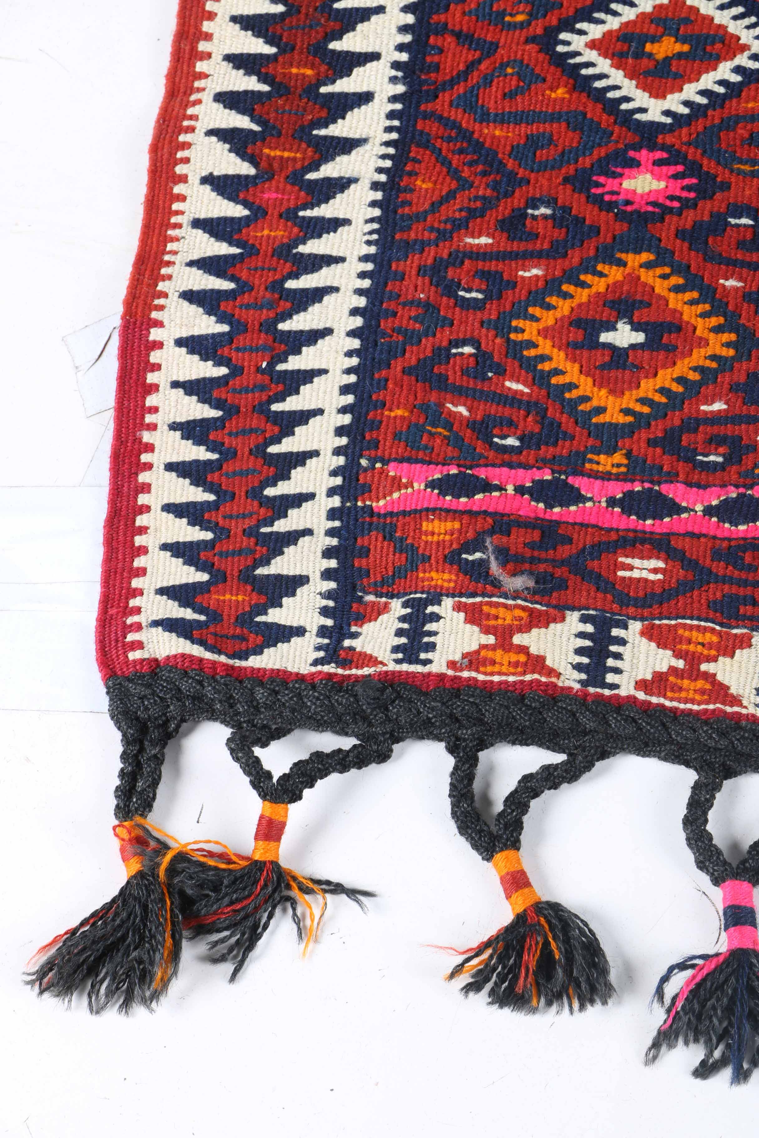 Handwoven Cotton Turkmen Kilim