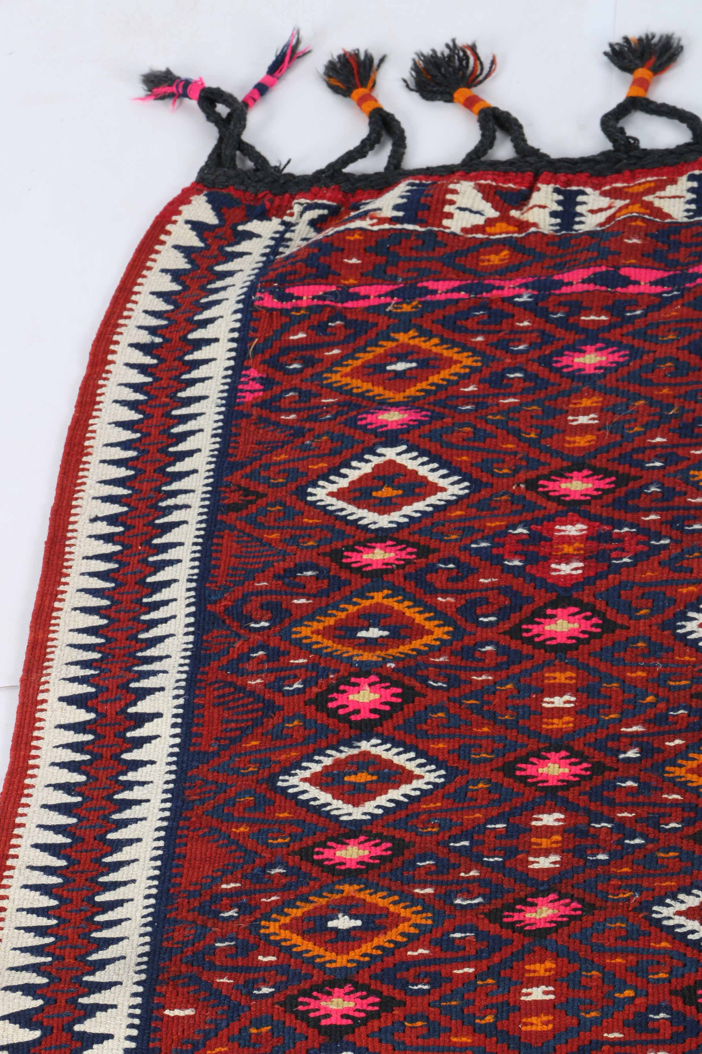 Handwoven Cotton Turkmen Kilim