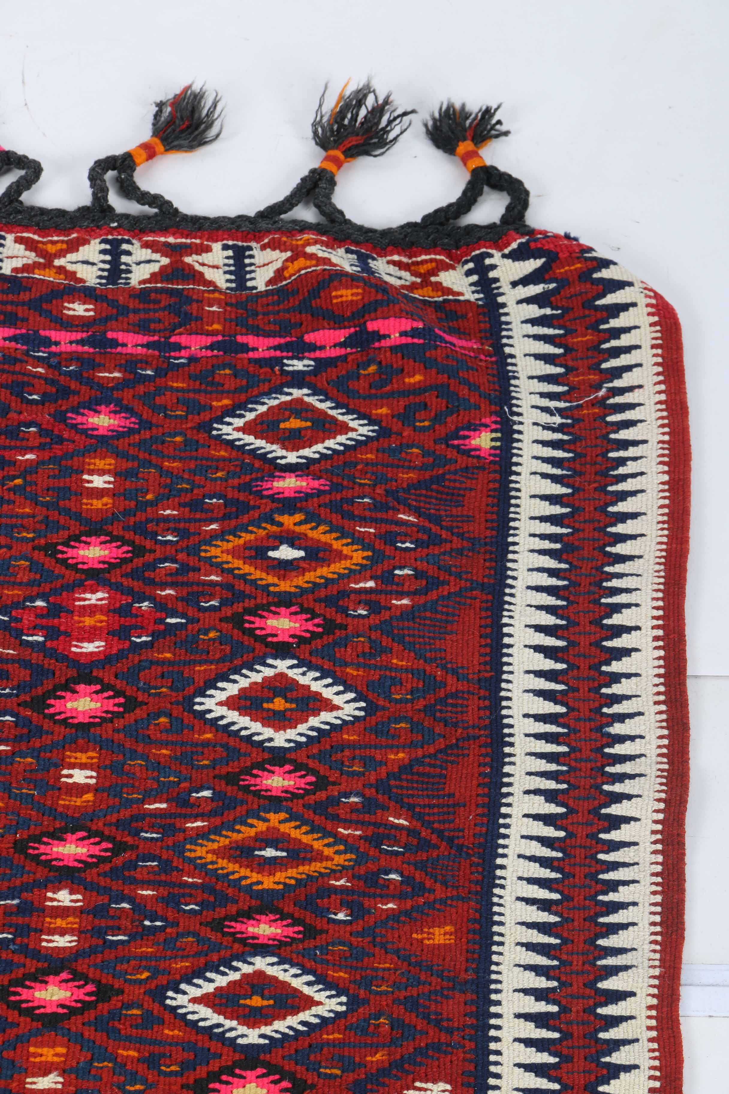 Handwoven Cotton Turkmen Kilim
