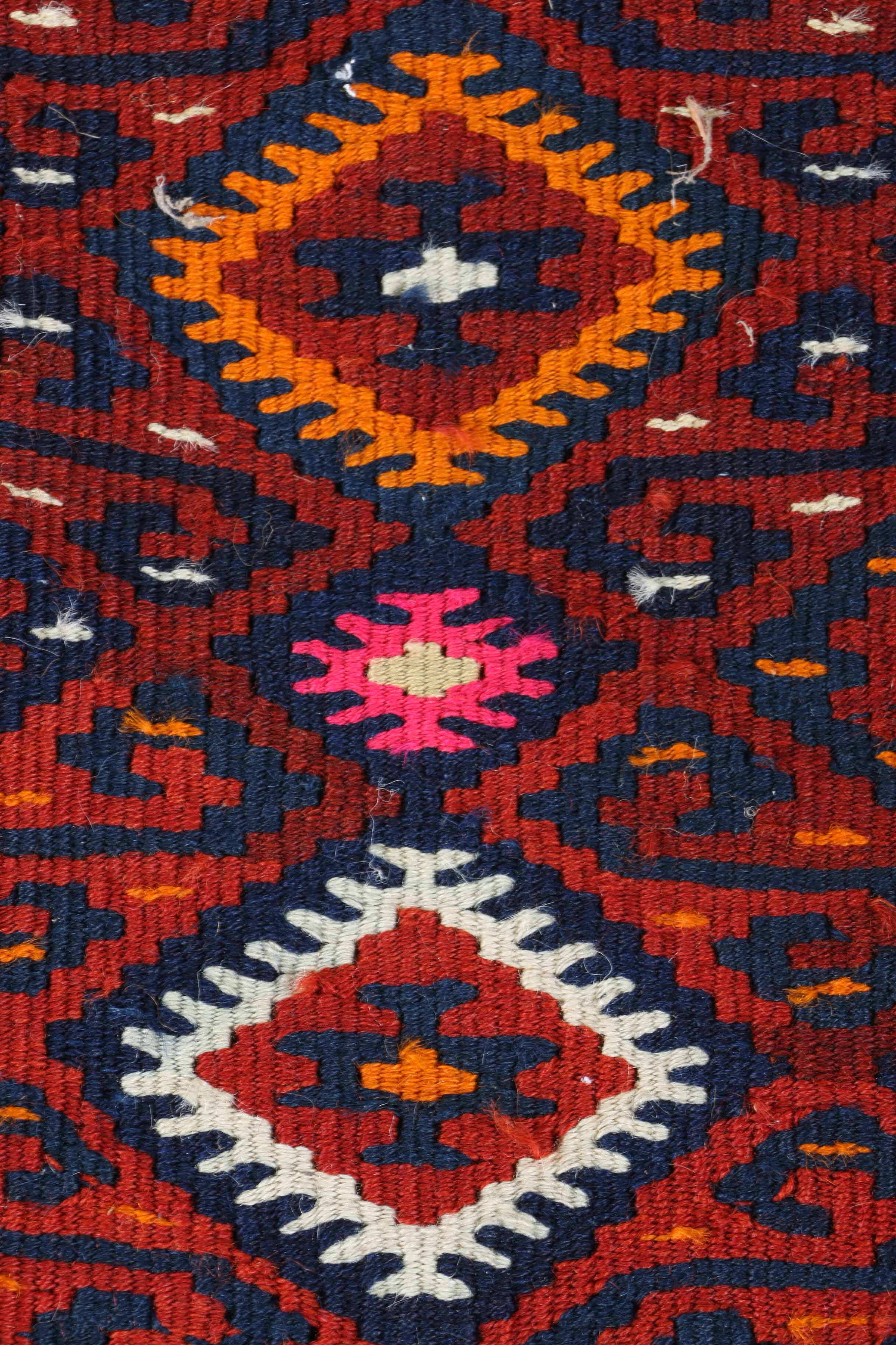 Handwoven Cotton Turkmen Kilim
