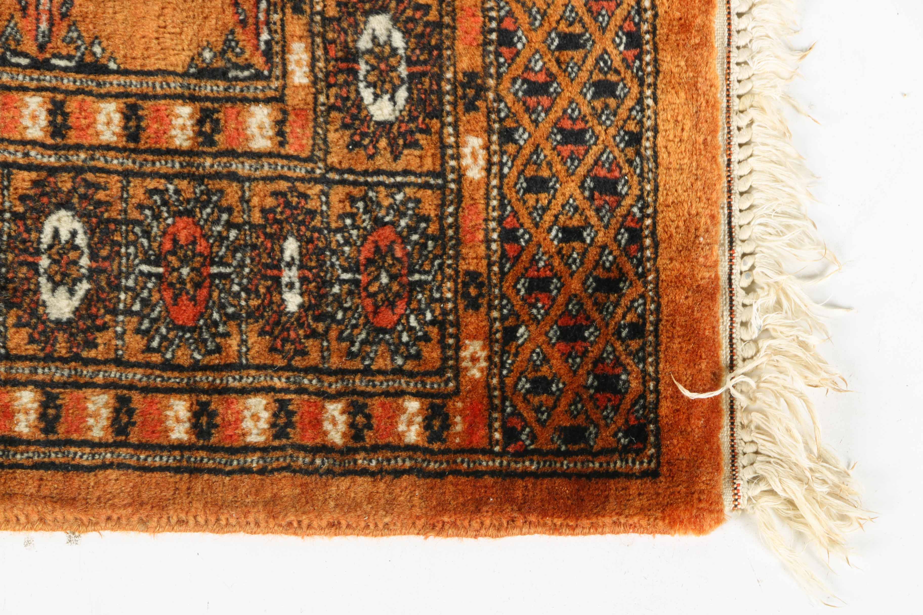 Handwoven Tekke Bokhara Style Accent Rug