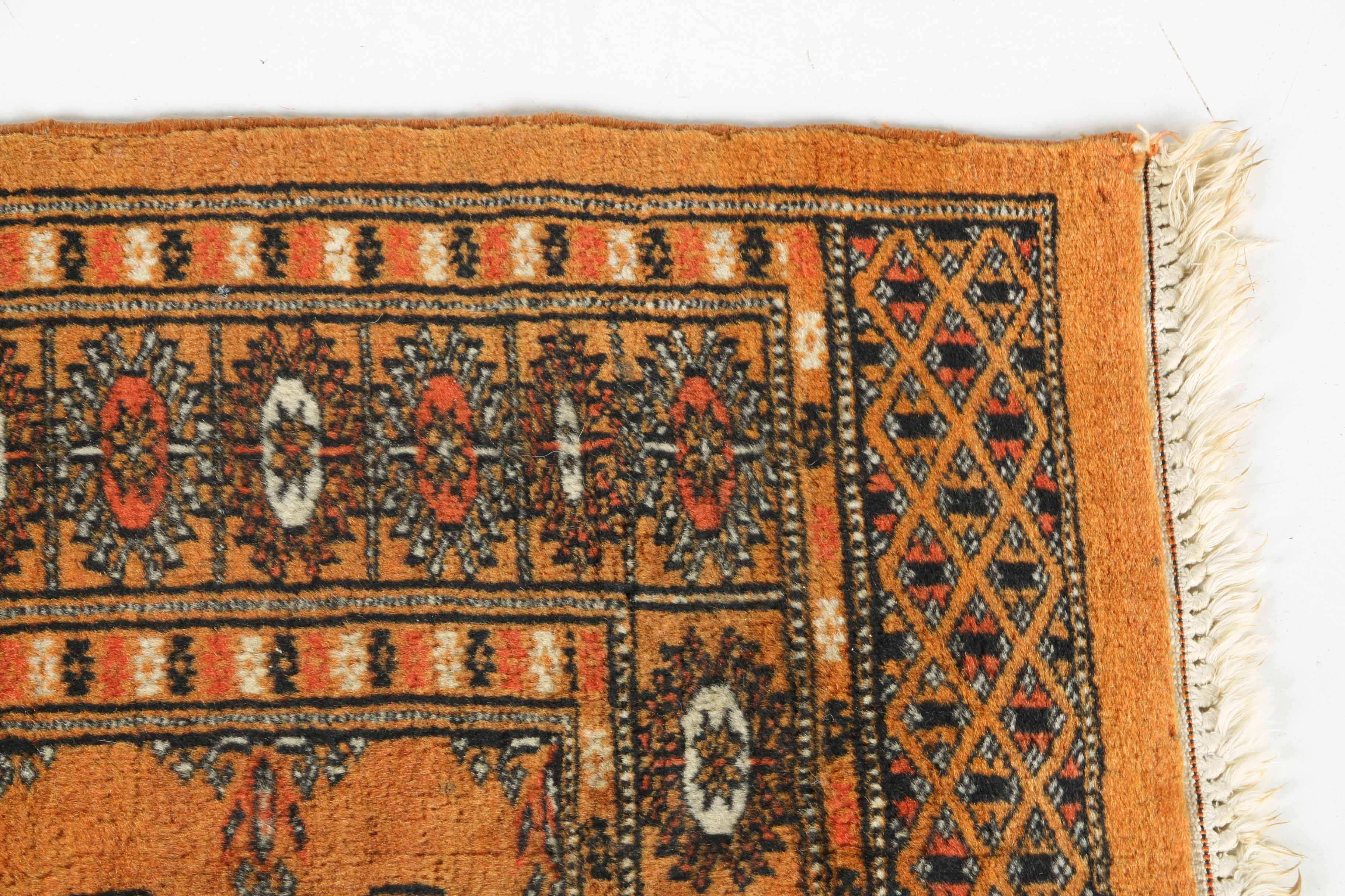 Handwoven Tekke Bokhara Style Accent Rug