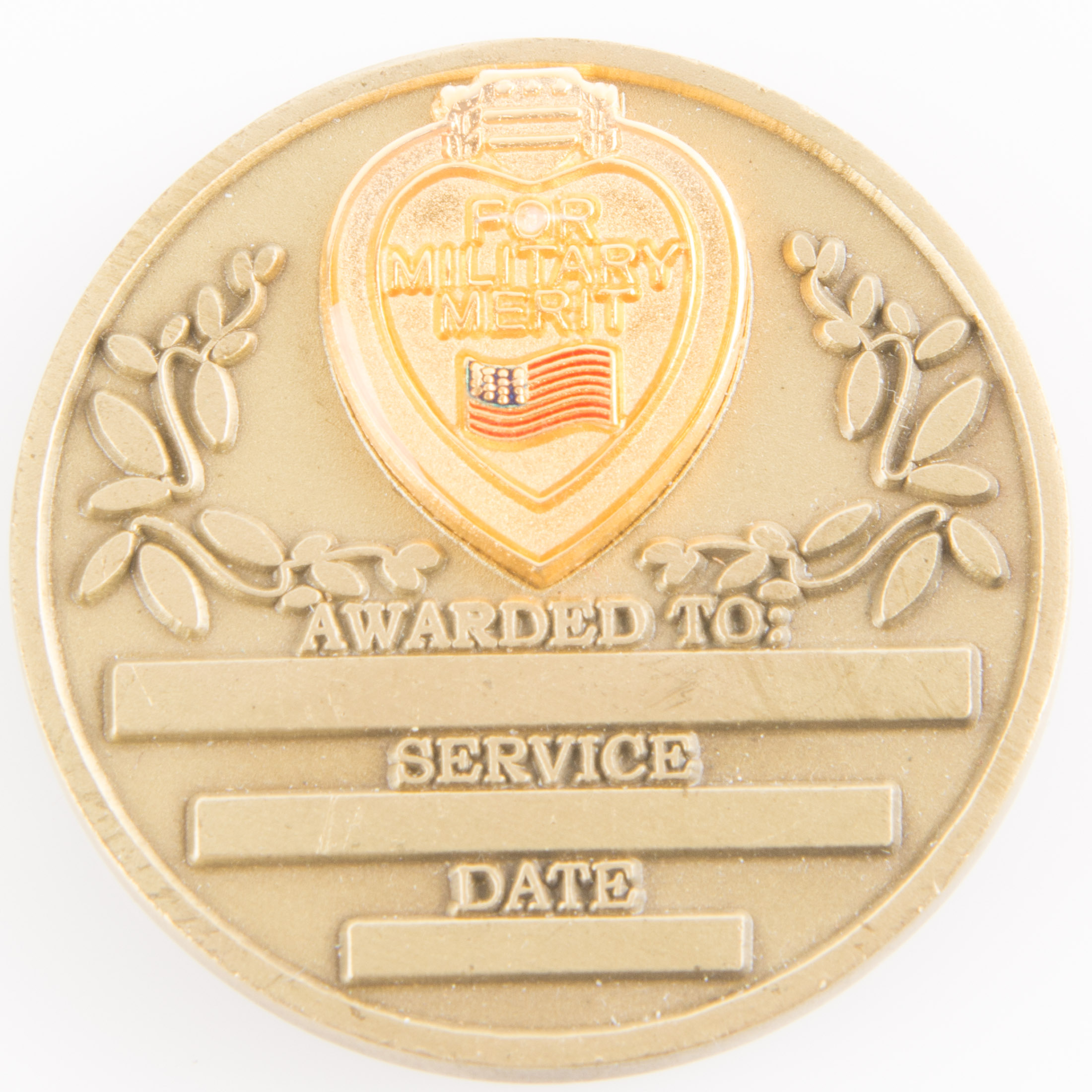 Purple Heart Challenge Coin