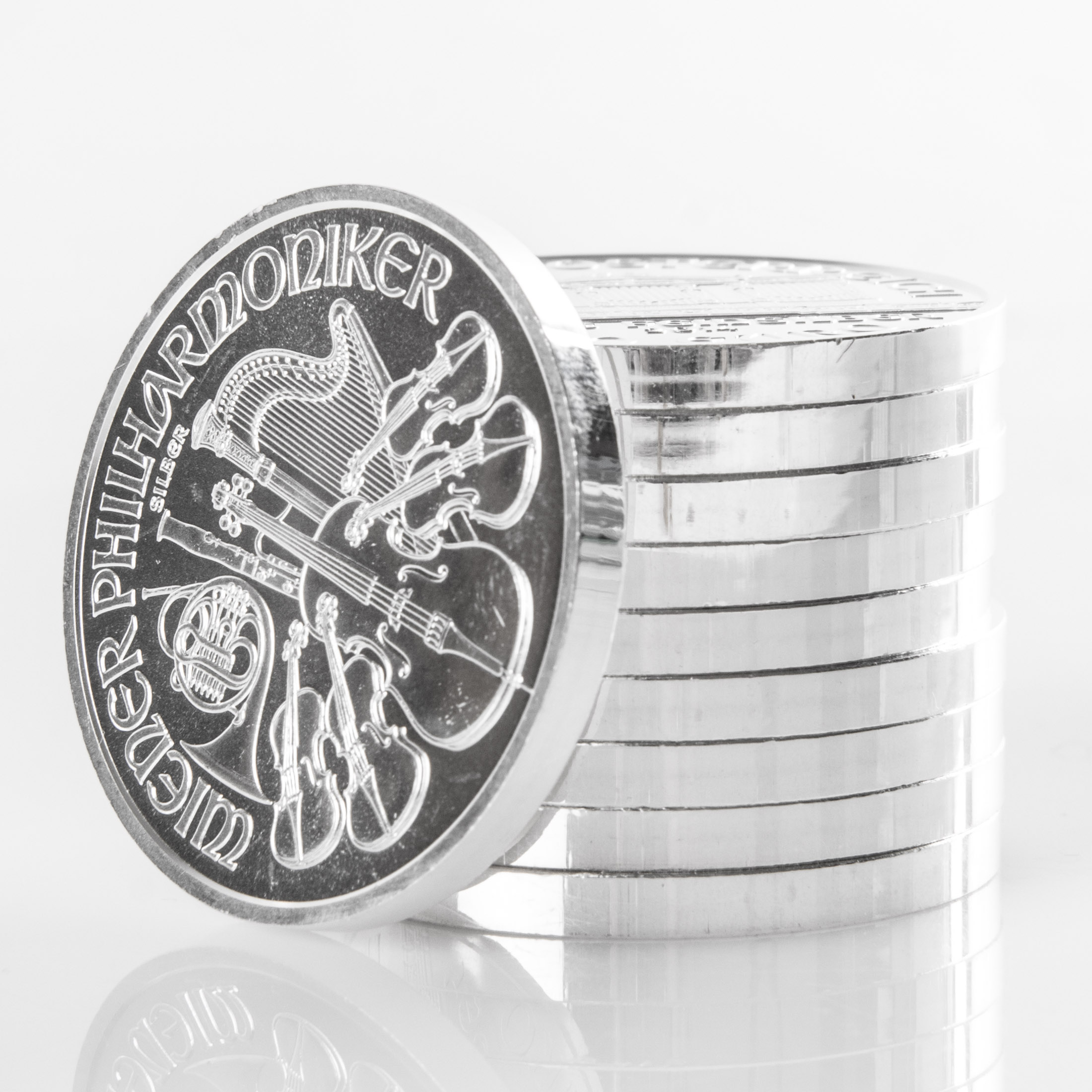 10 2014 Austrian Philharmonic .999 Silver Coins