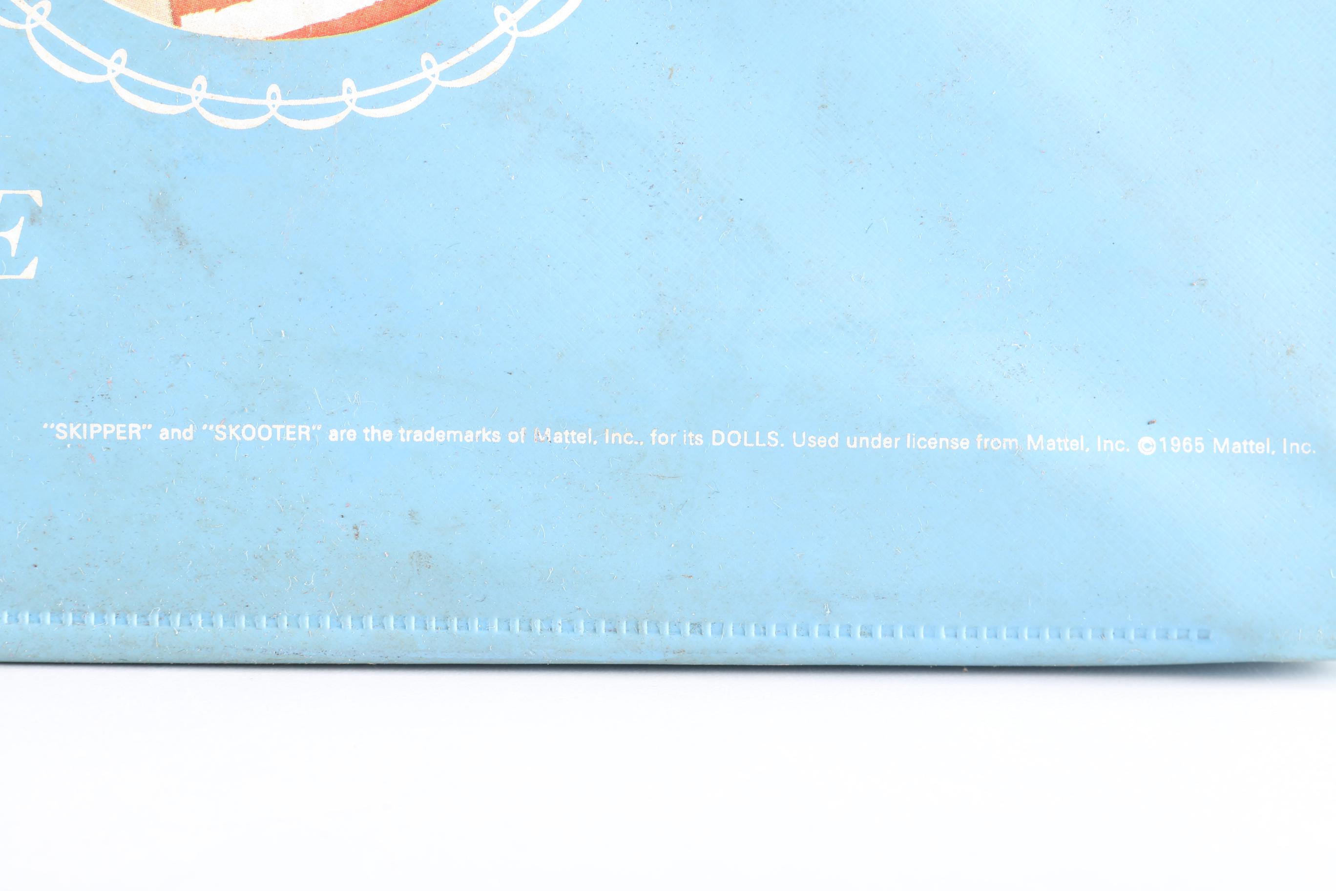 Vintage Skipper Case With Barbie Dolls and Accessories