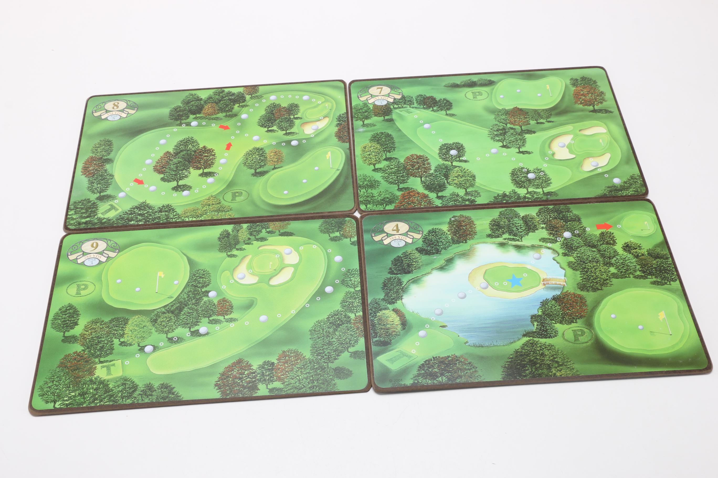 "Box of Golf" Wooden Golf Board Game