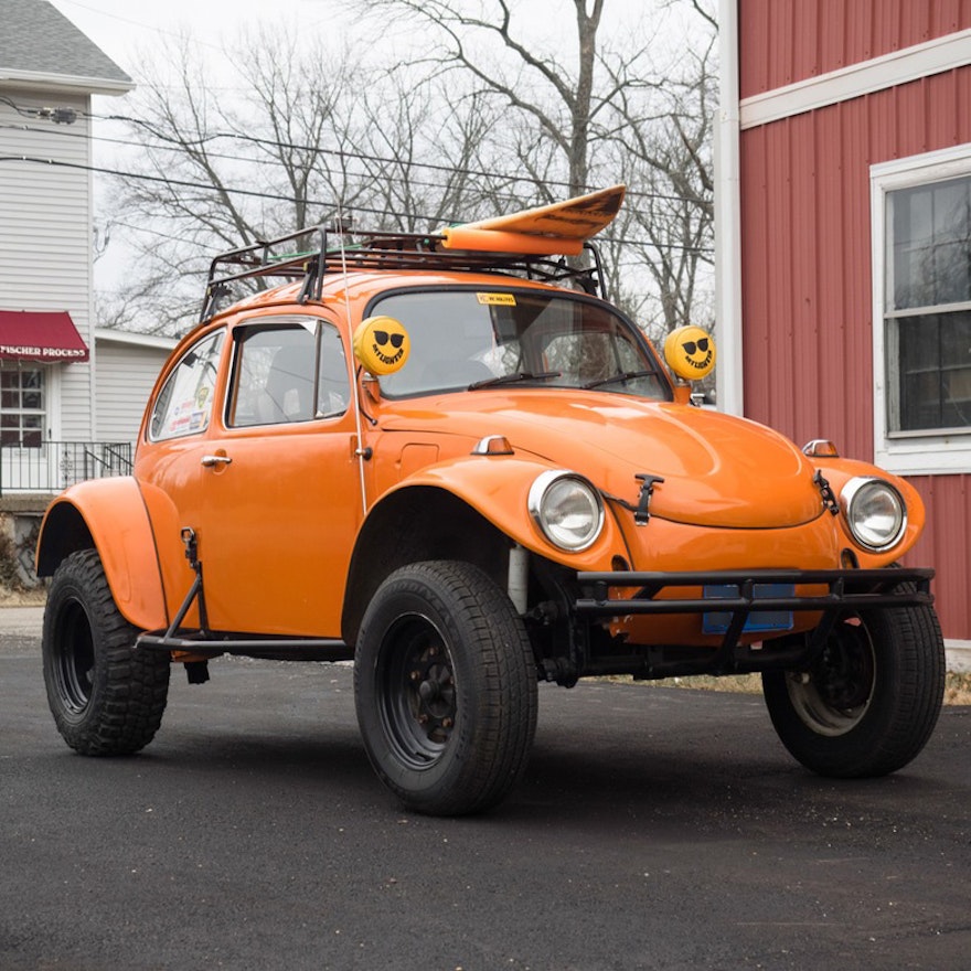 1974 Orange Baja Volkswagen Beetle