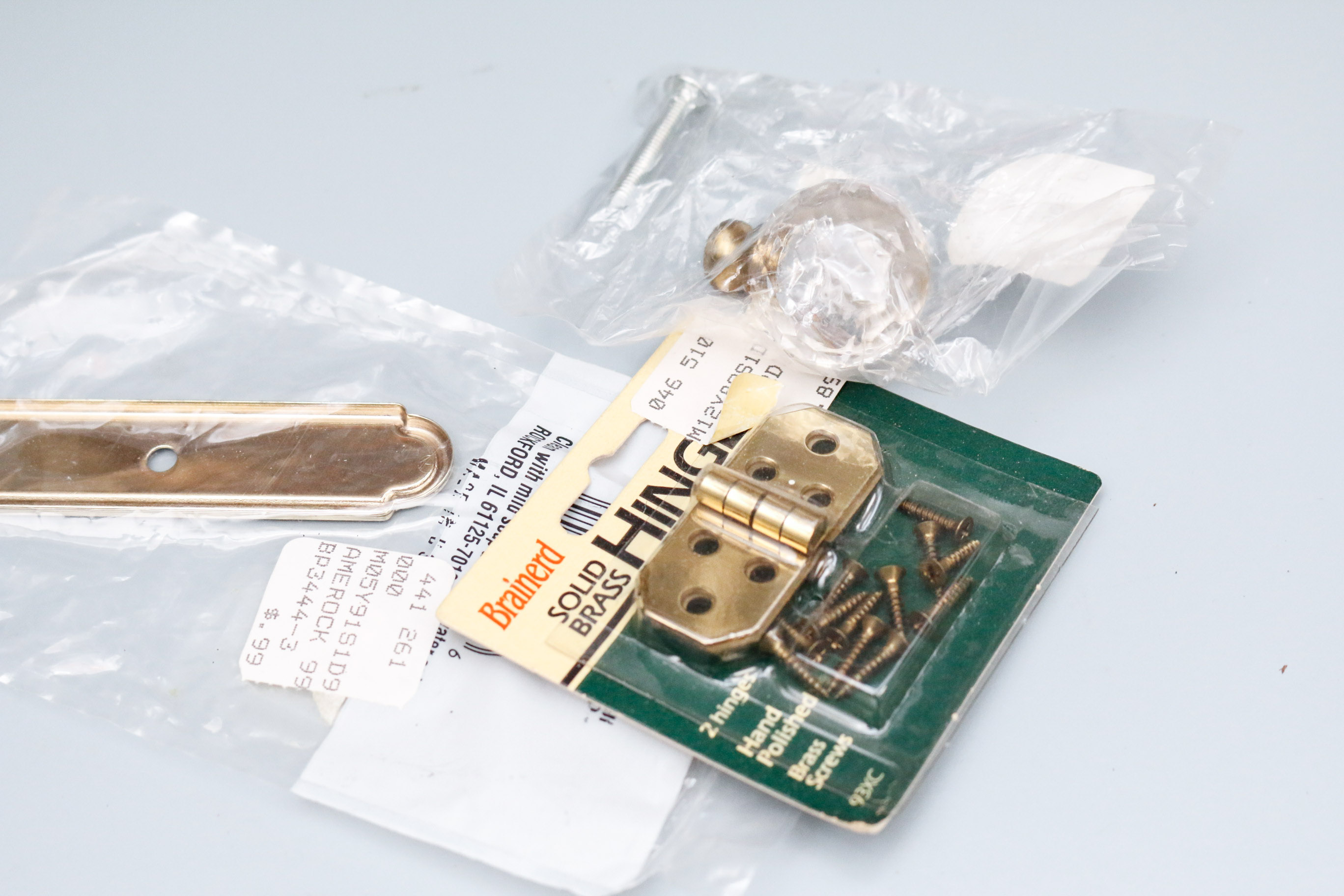 Unfinished Hand Painted Corner Medicine Cabinet