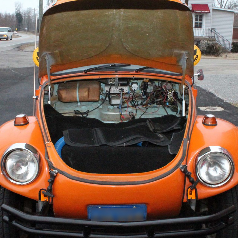 1974 Orange Baja Volkswagen Beetle