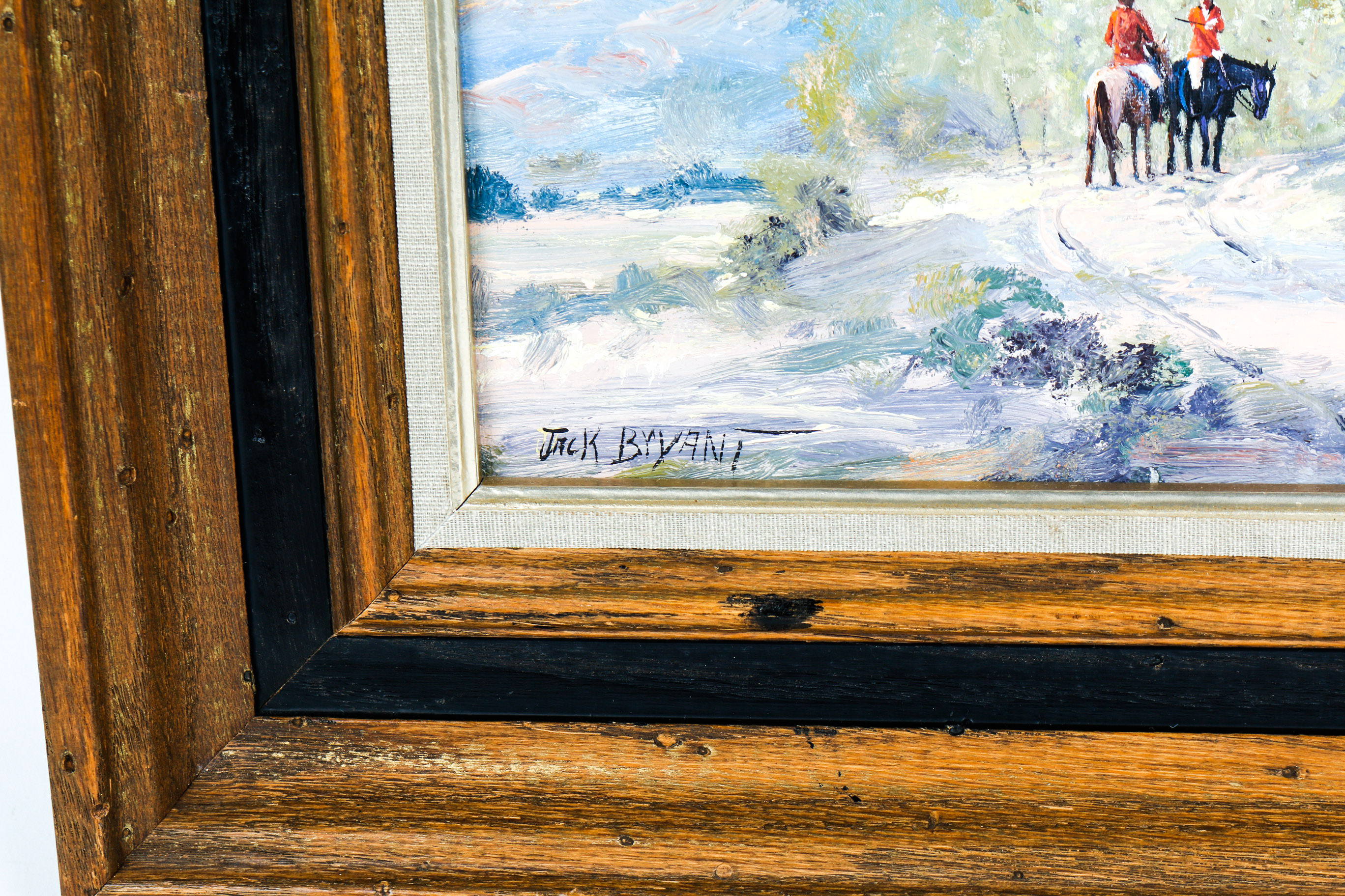 Framed Oil Painting on Canvas by Texas Artist Jack Bryant