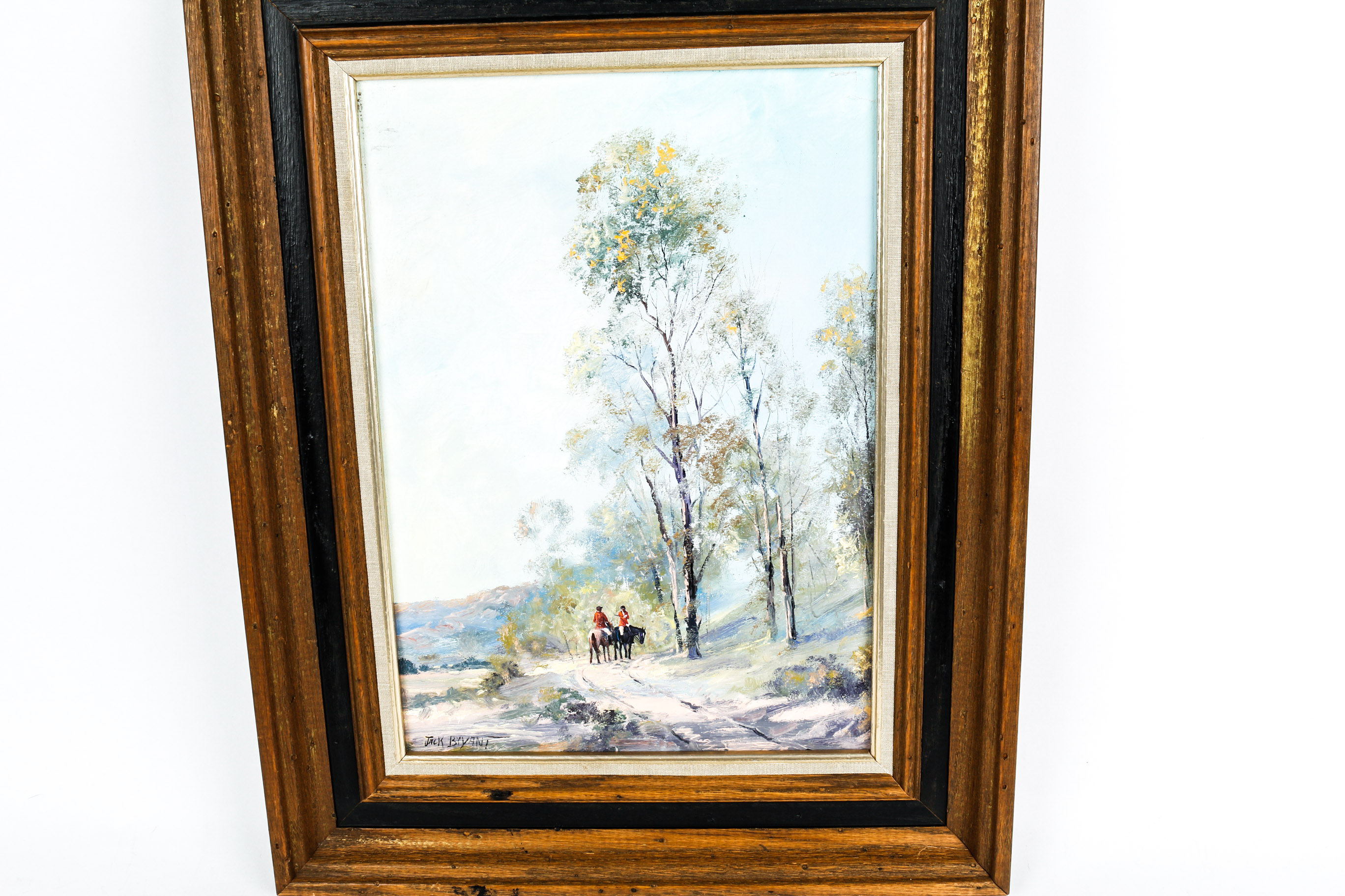 Framed Oil Painting on Canvas by Texas Artist Jack Bryant