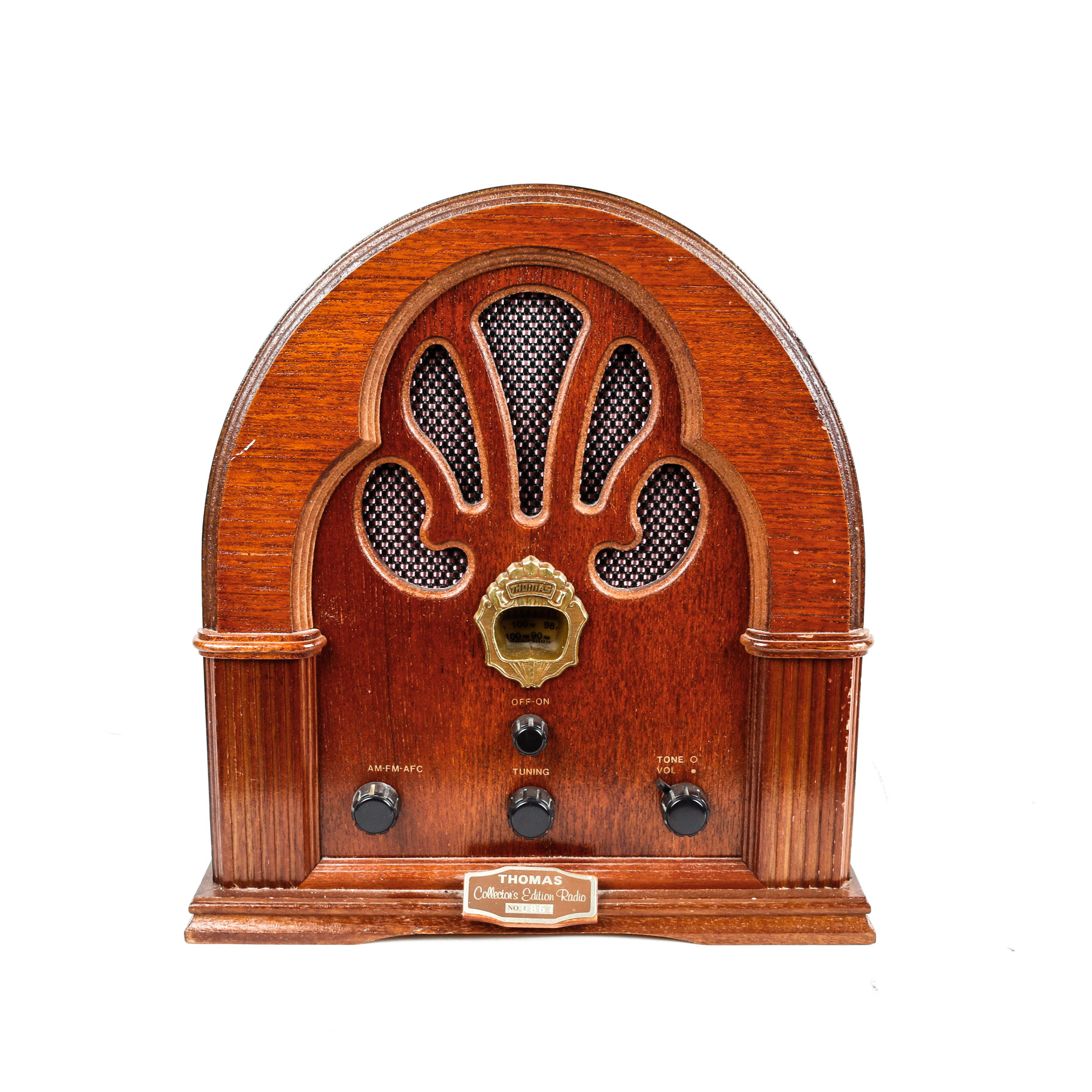 Vintage Faux Antique Thomas Tabletop Radio