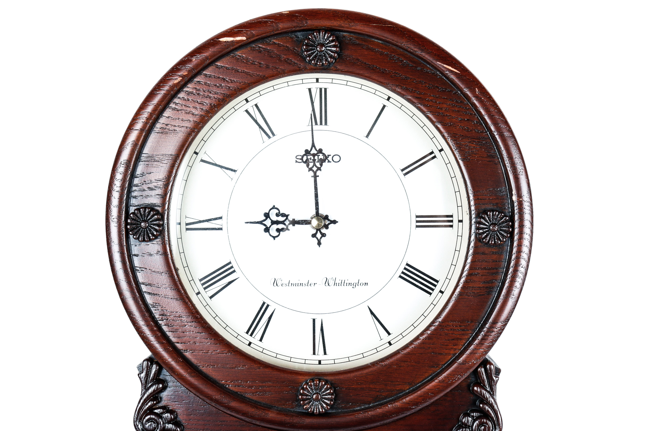 Westminster Whittington Seiko Wall Schoolhouse Regulator Clock