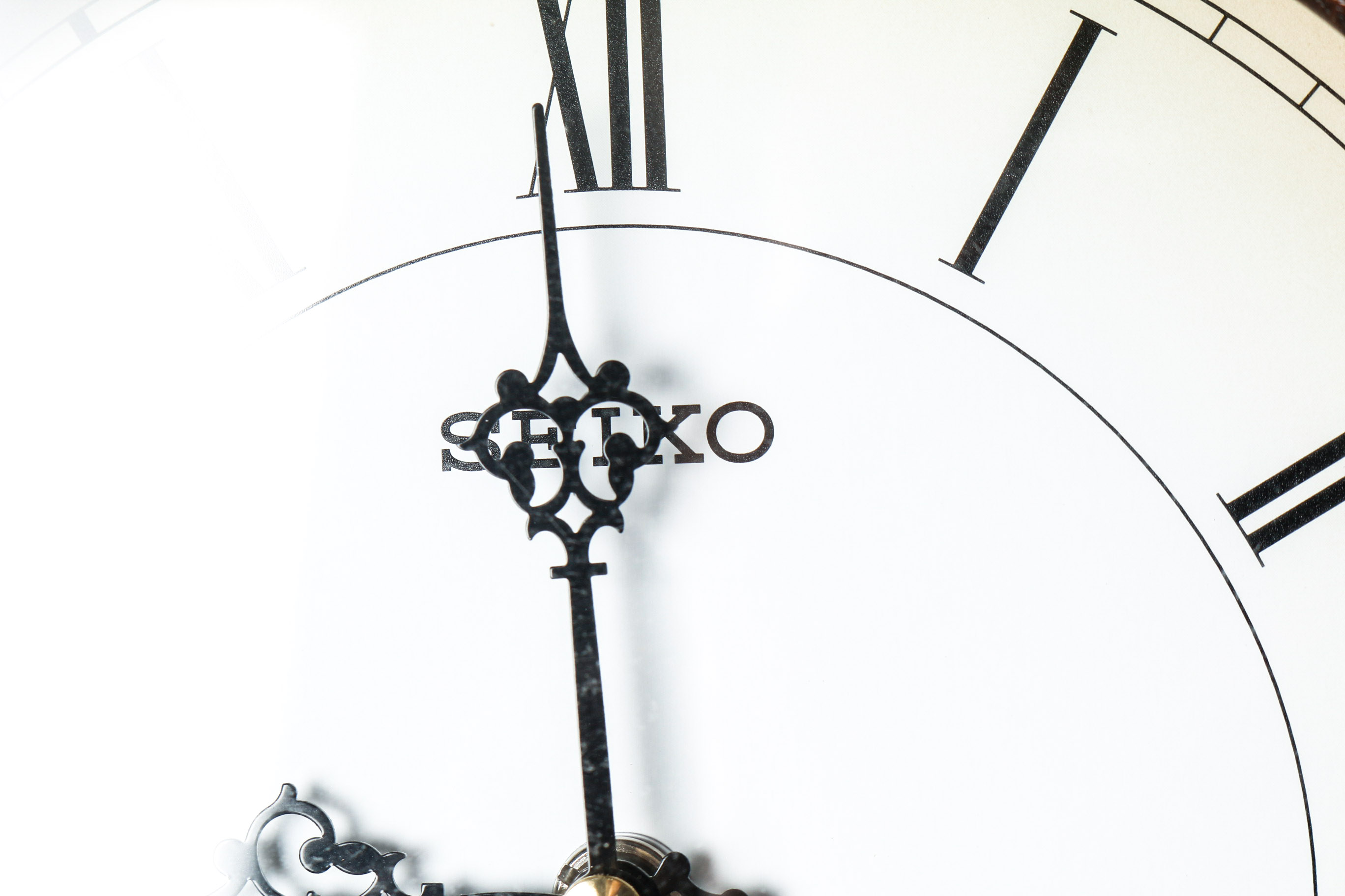 Westminster Whittington Seiko Wall Schoolhouse Regulator Clock