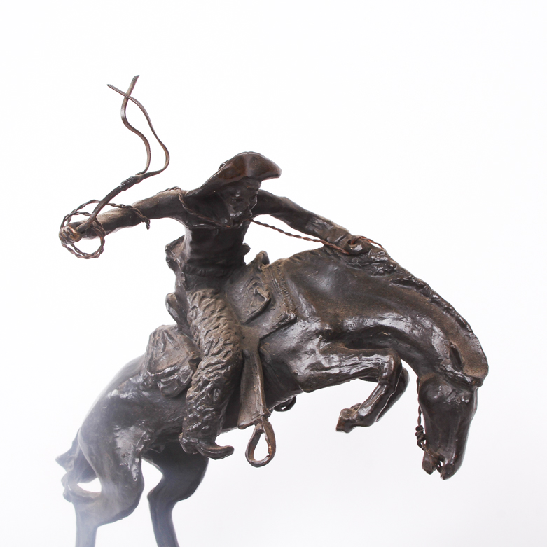 Frederic Remington Bronze Reproduction "The Wooly Chaps"