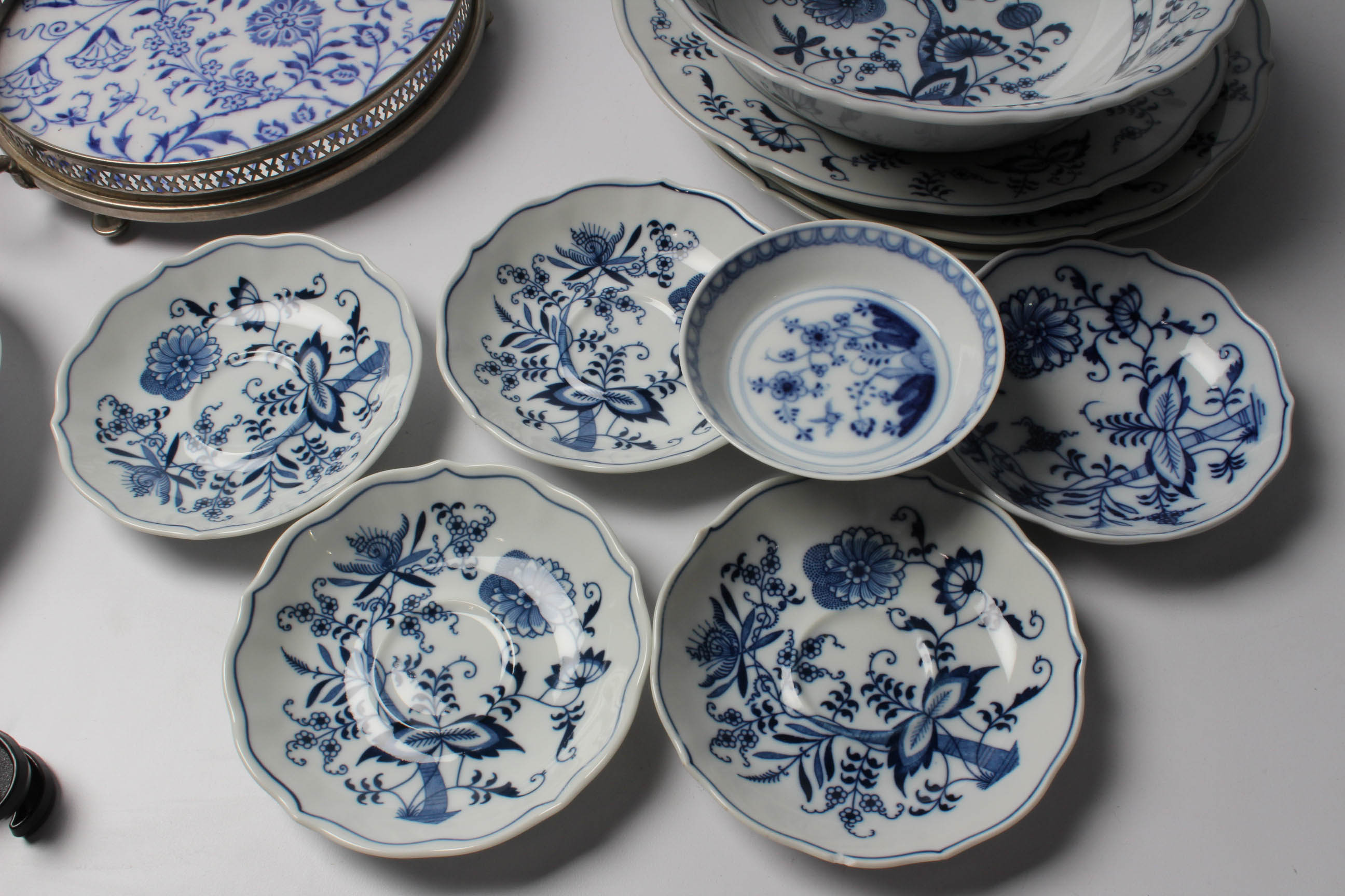 "Blue Onion" Tableware Featuring Meissen, Blue Danube, Vienna Woods and More