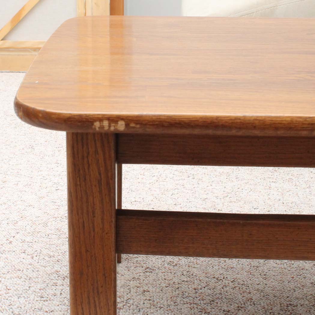 Davis Cabinet Solid Oak Jack Daniel Barrel Collection Coffee Table