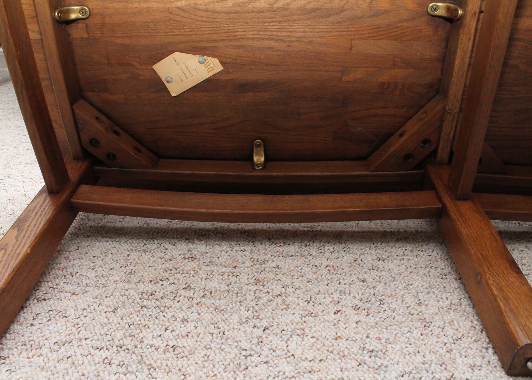 Davis Cabinet Solid Oak Jack Daniel Barrel Collection Coffee Table