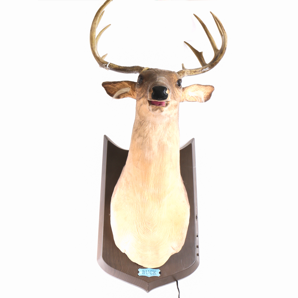 "Buck" The Singing Deer Wall Sculpture