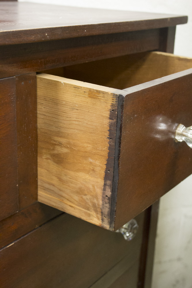 Vintage Mahogany Tone Chest of Drawers