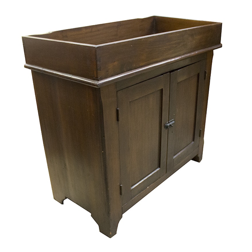 Dry Sink Maple Cabinet