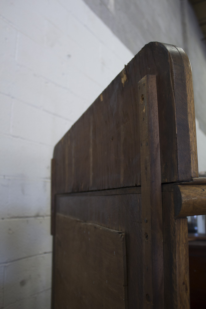 Vintage Quarter Sawn Oak Mirror Back Sideboard