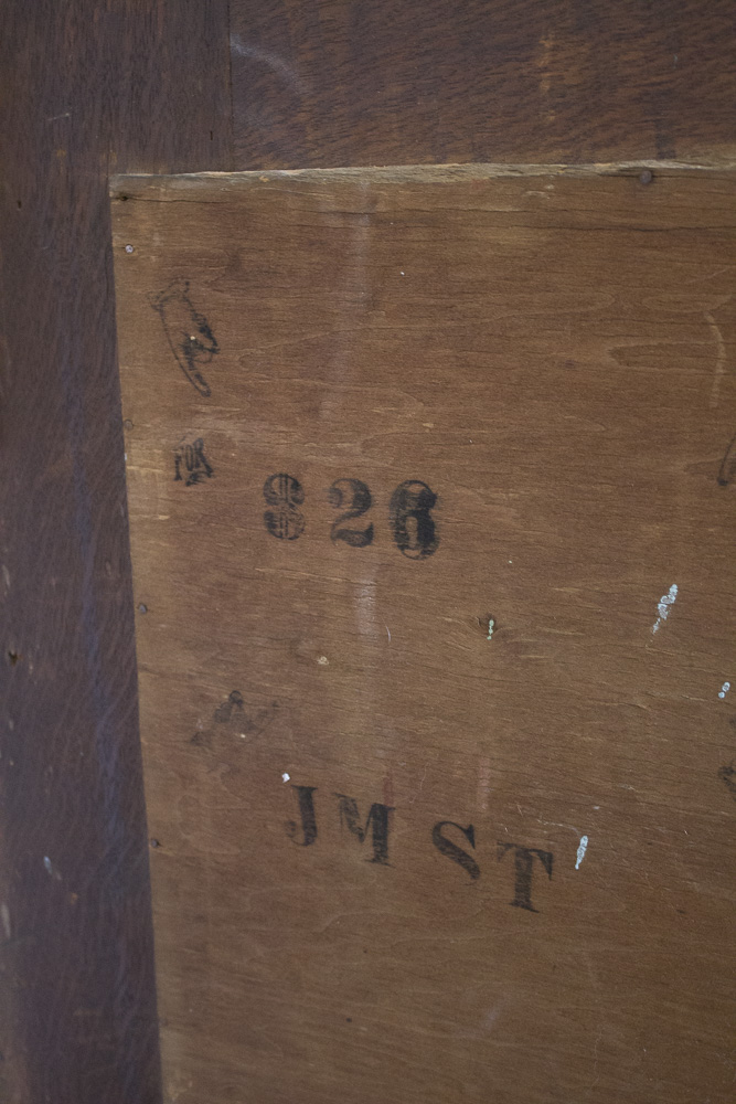 Vintage Quarter Sawn Oak Mirror Back Sideboard