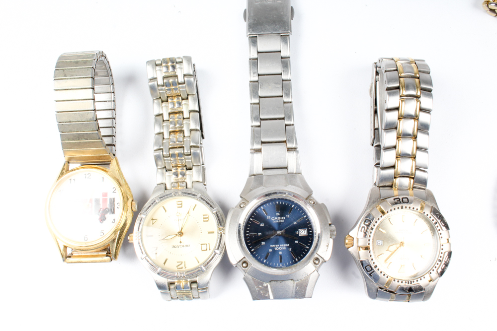 Collection of Women's and Men's Watches Featuring Casio