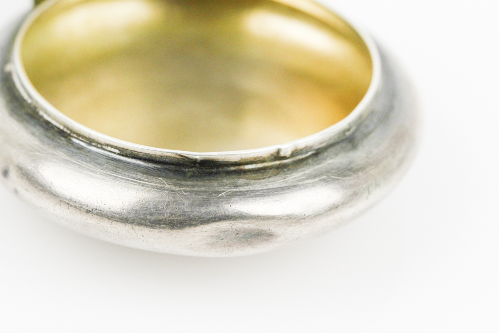 Art Nouveau Sterling Silver Repoussé Locket