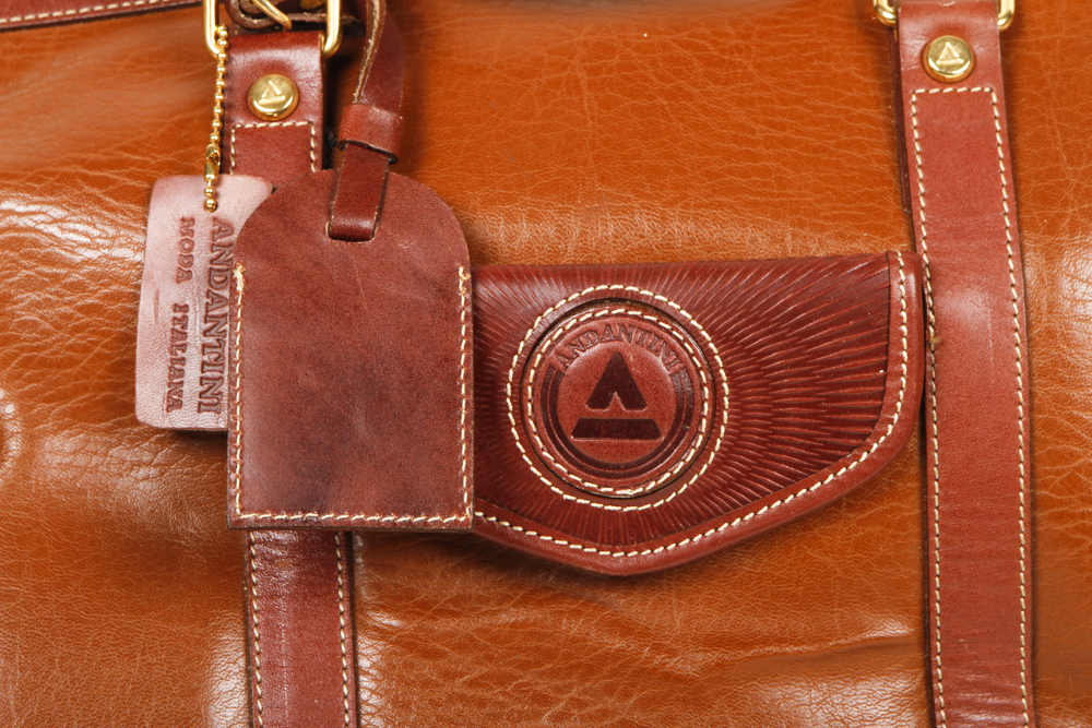 Andantini Leather Duffle Bag