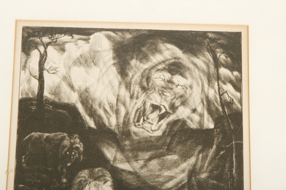 Pair of Signed Mordi Gassner Lithographs