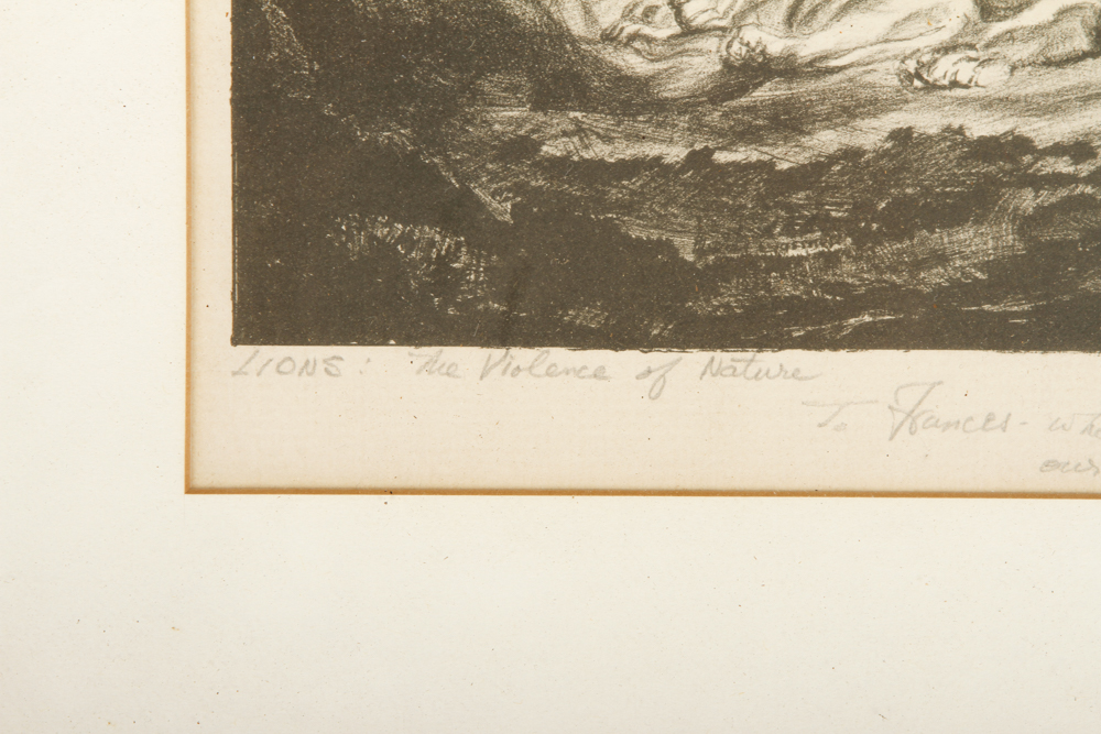 Pair of Signed Mordi Gassner Lithographs