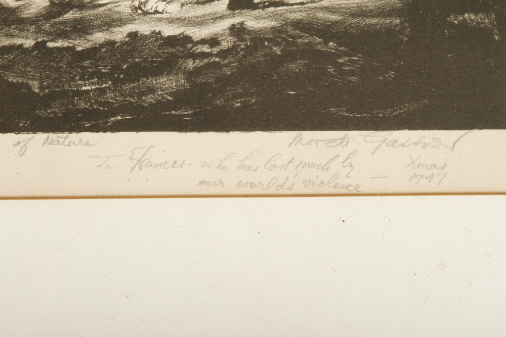 Pair of Signed Mordi Gassner Lithographs