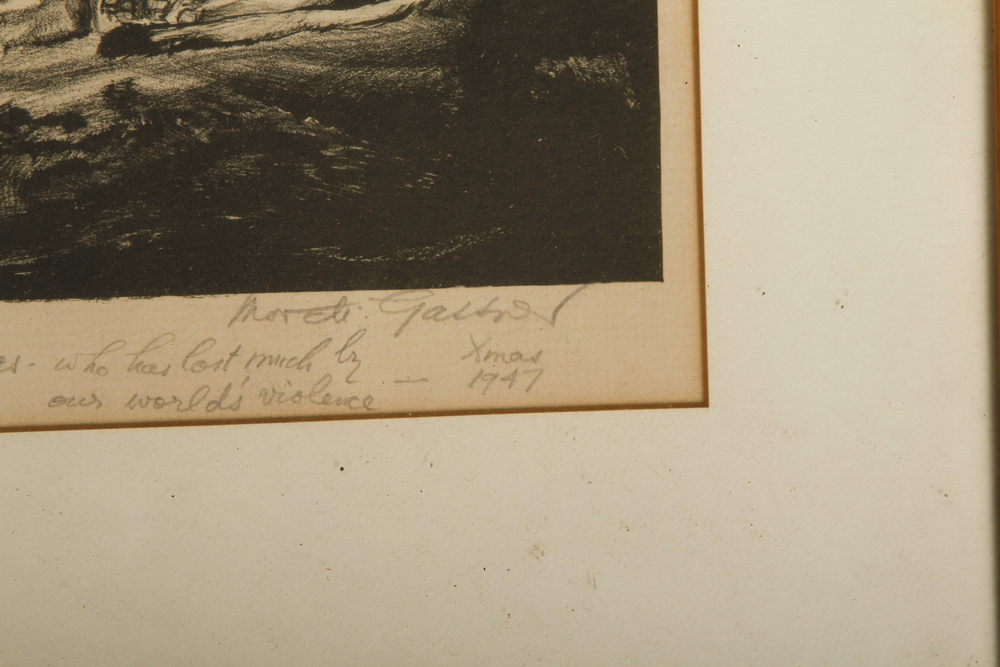 Pair of Signed Mordi Gassner Lithographs