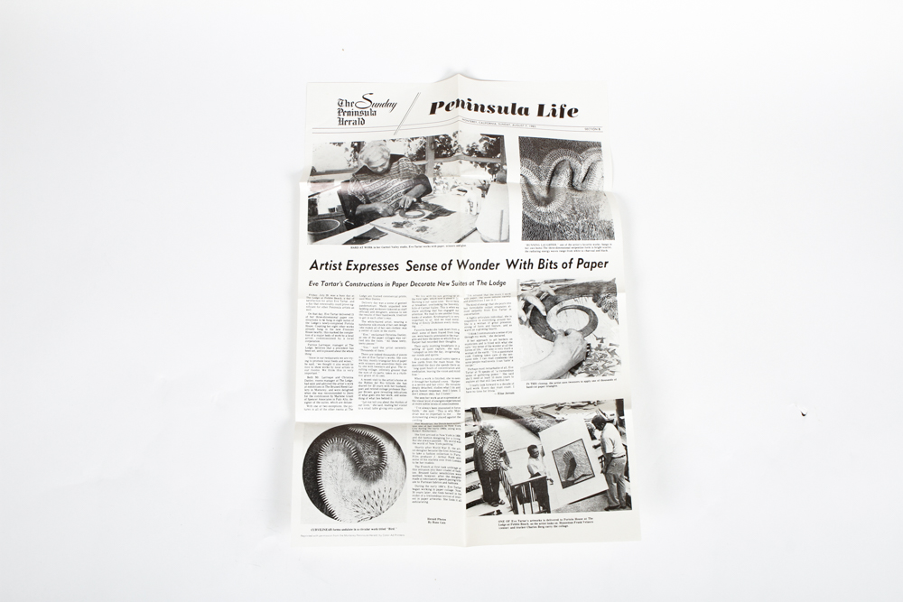 Signed Eve Tartar Mixed Media Art Piece "Crossings # 9"