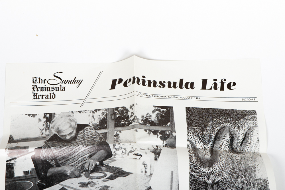 Signed Eve Tartar Mixed Media Art Piece "Crossings # 9"