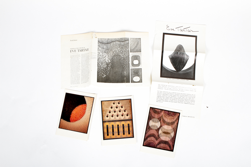 Signed Eve Tartar Mixed Media Art Piece "Crossings # 9"