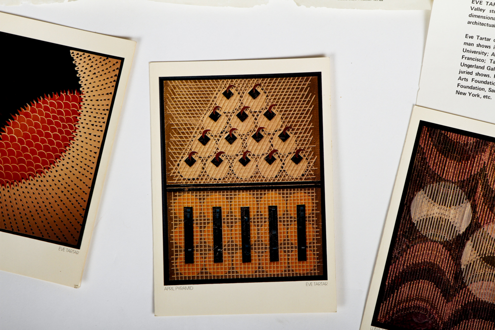 Signed Eve Tartar Mixed Media Art Piece "Crossings # 9"