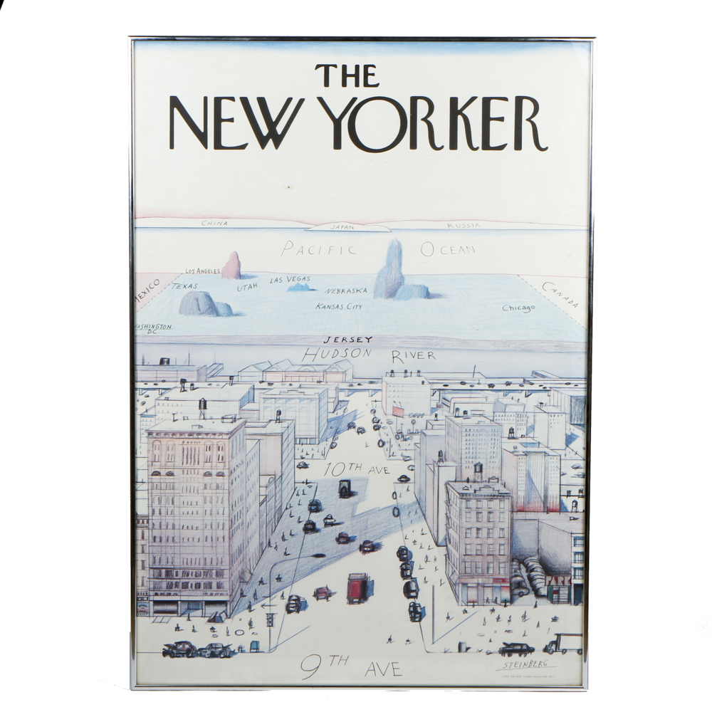 Saul Steinberg "The New Yorker" Poster