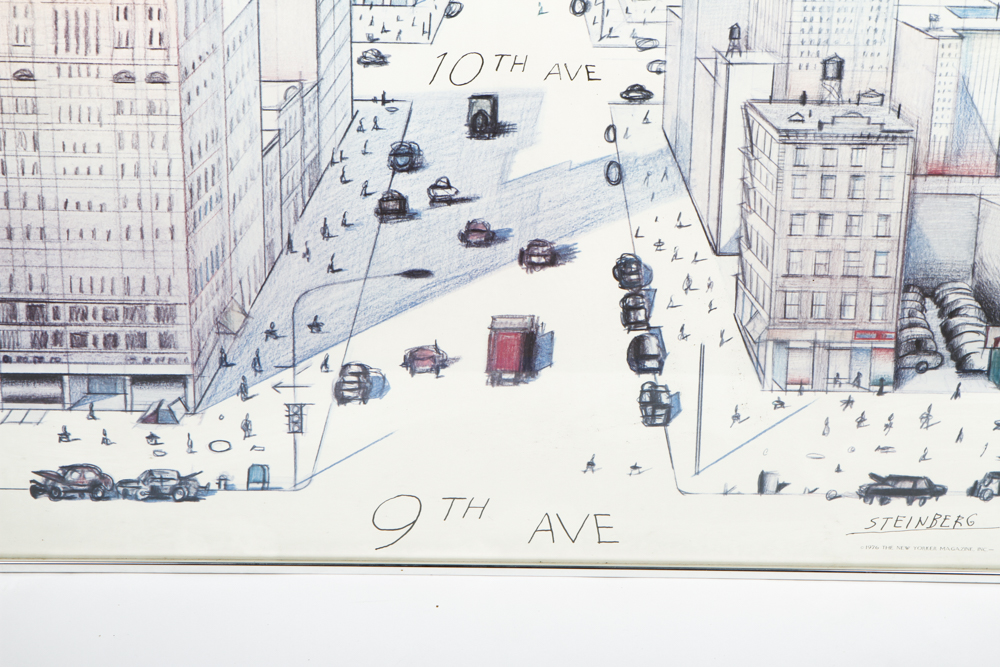 Saul Steinberg "The New Yorker" Poster