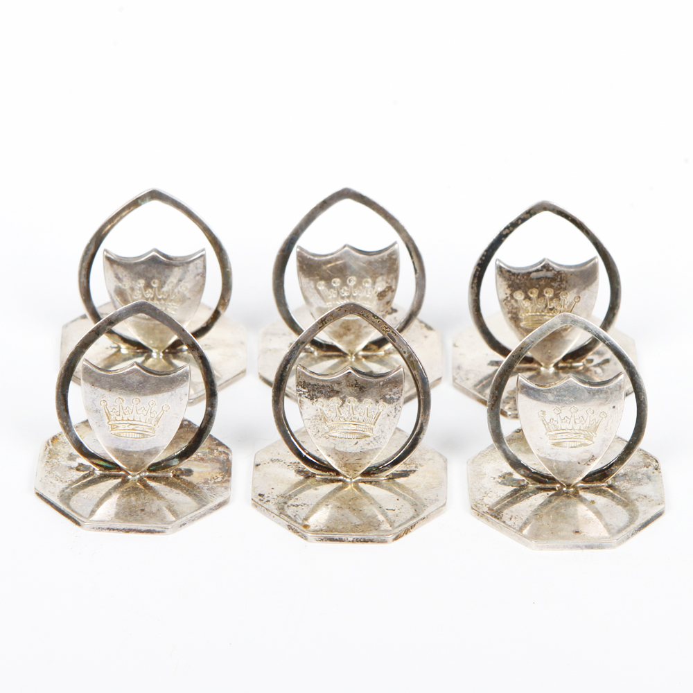 Set of Antique Horace Woodward & Co Ltd. Place Card Holders