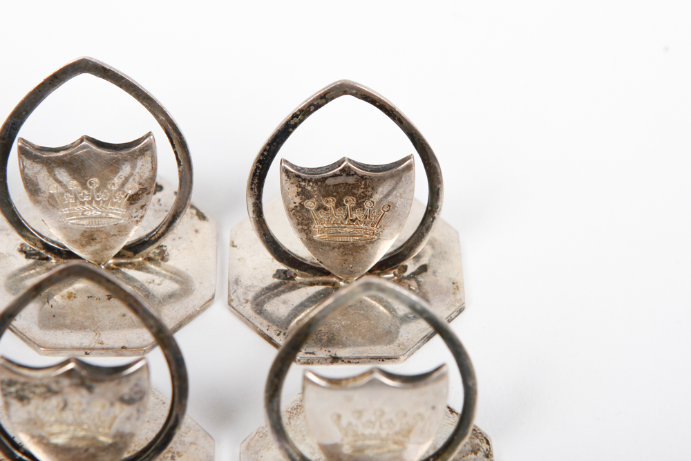 Set of Antique Horace Woodward & Co Ltd. Place Card Holders