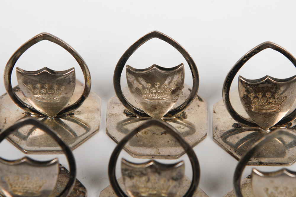 Set of Antique Horace Woodward & Co Ltd. Place Card Holders