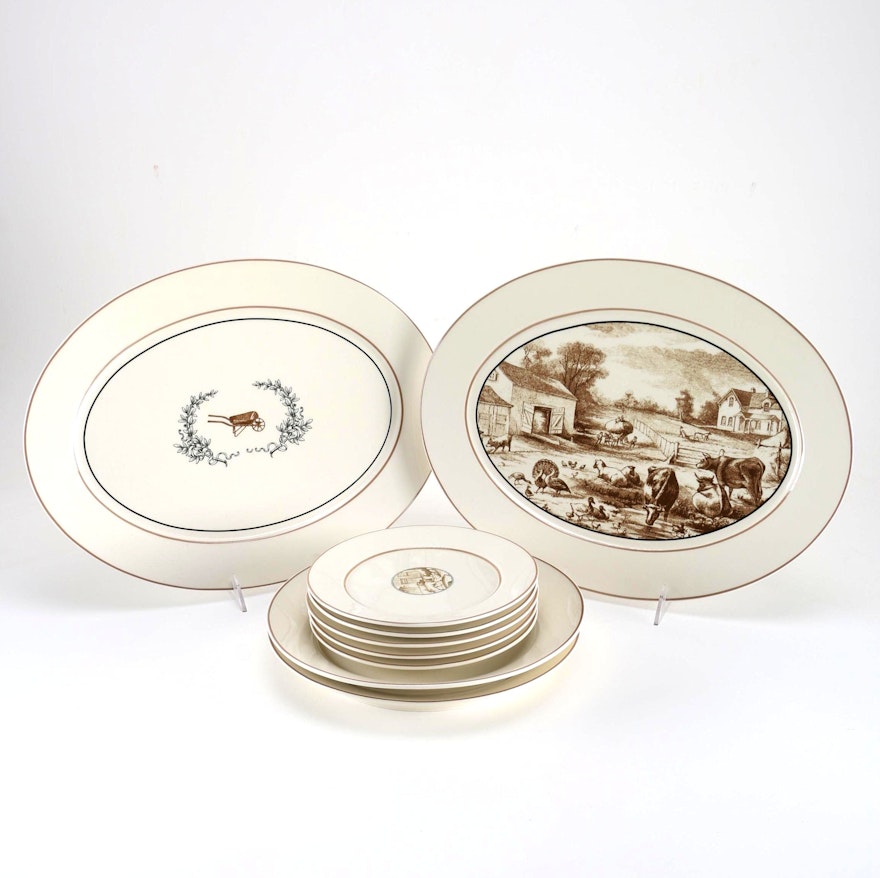 Mary Carol Home Collection Serving Platters and Plates